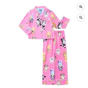 NWT Bluey Girls Pink 2-PC Pajama Set M (7/8)
